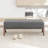 Chenice Upholstered Solid Wood Leg Bench-127275623