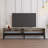 Modern Walnut and Anthracite TV Stand, 71.0 x 13.8 x 27.6 inches | 100% Melamine Coated Particle Board, Thickness: 0.7 inches | Stylish Industrial Design, Durable and Functional for Living Room Entertainment Centers-800918911