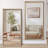 Full-Body Floor Mirror With Artificial Wood Frame, Elegant Design And Durability