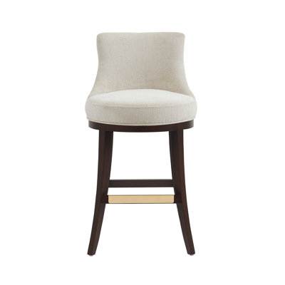 Tabouret de bar en chenille Lucia