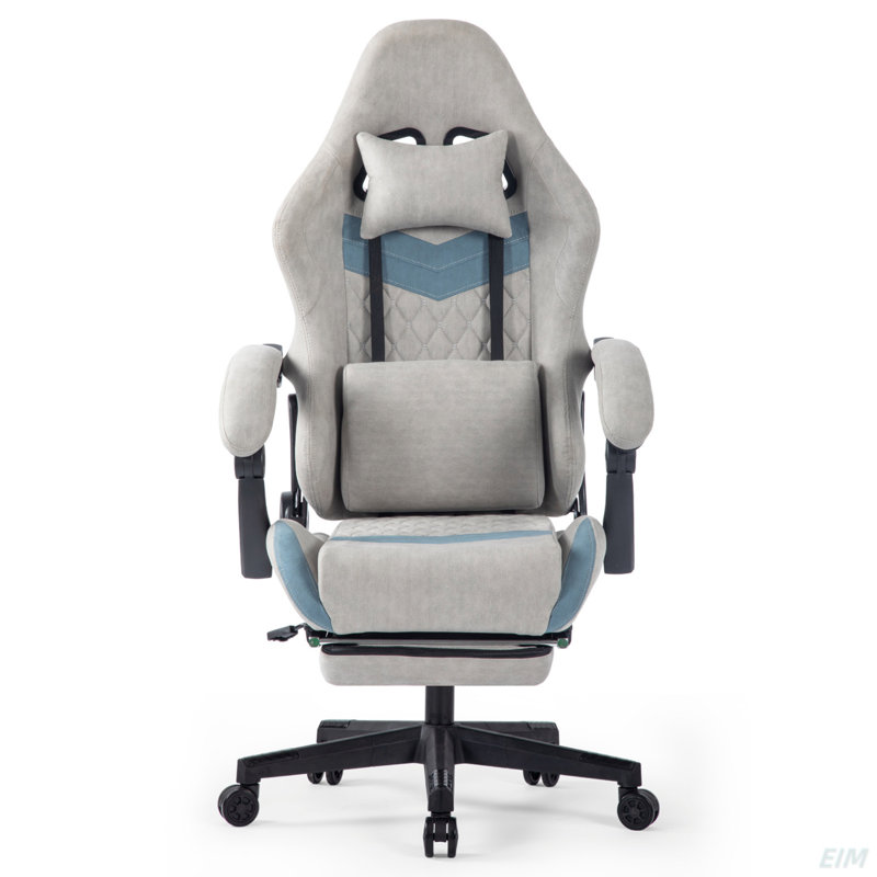 Fauteuil Esports ergonomique, réglable avec appuis-tête et coussins de taille, hauteur réglable, convient aux bureaux et aux salles de jeux
