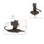 5'' H Metal Tabletop Candlestick