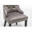 Bechtel 48cm H Tufted Velvet Upholstered Side Chair in Dark Grey-603177657