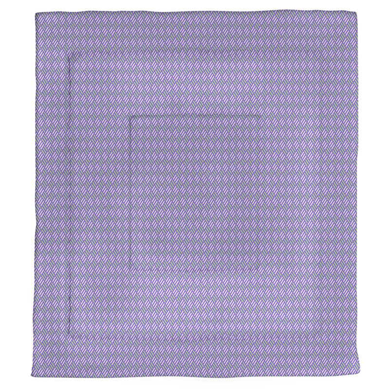 Édredon réversible simple Katelyn Elizabeth, Édredon simple TG, Mauve / Vert