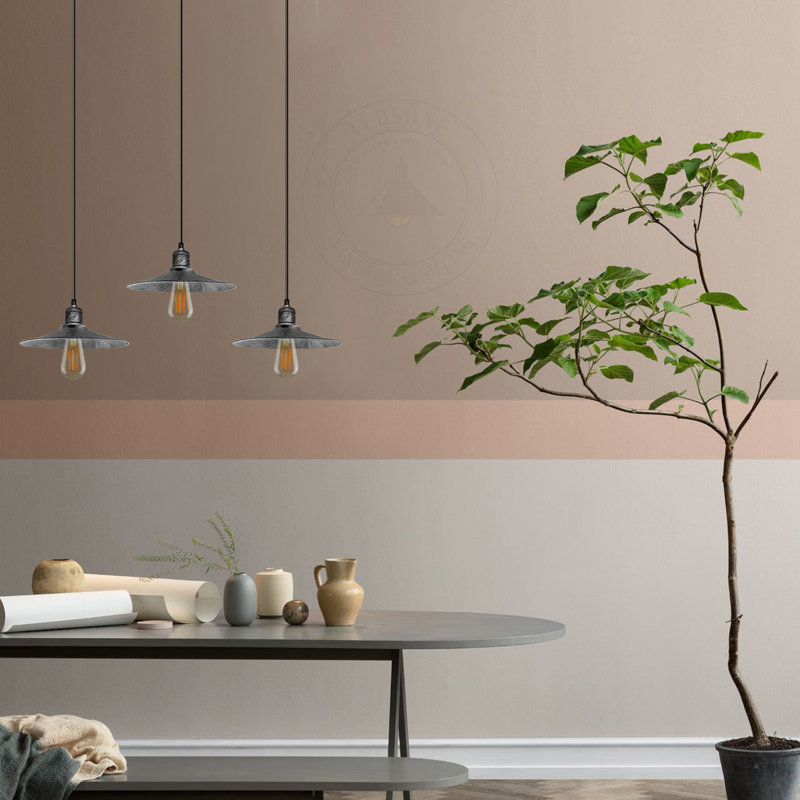 Cleymans 3 - Light Brushed Silver Kitchen Island Pendant