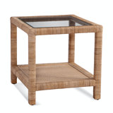 Pine Isle Glass End Table