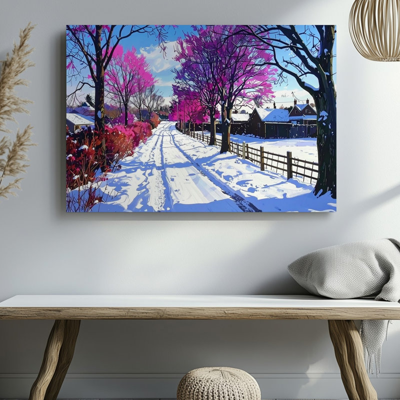 Toile Magenta, H 20 po x l 30 po