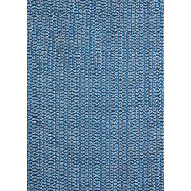Schumacher x Molly Mahon Tuk Tuk Fabric, Blue/ Medium Blue/ White