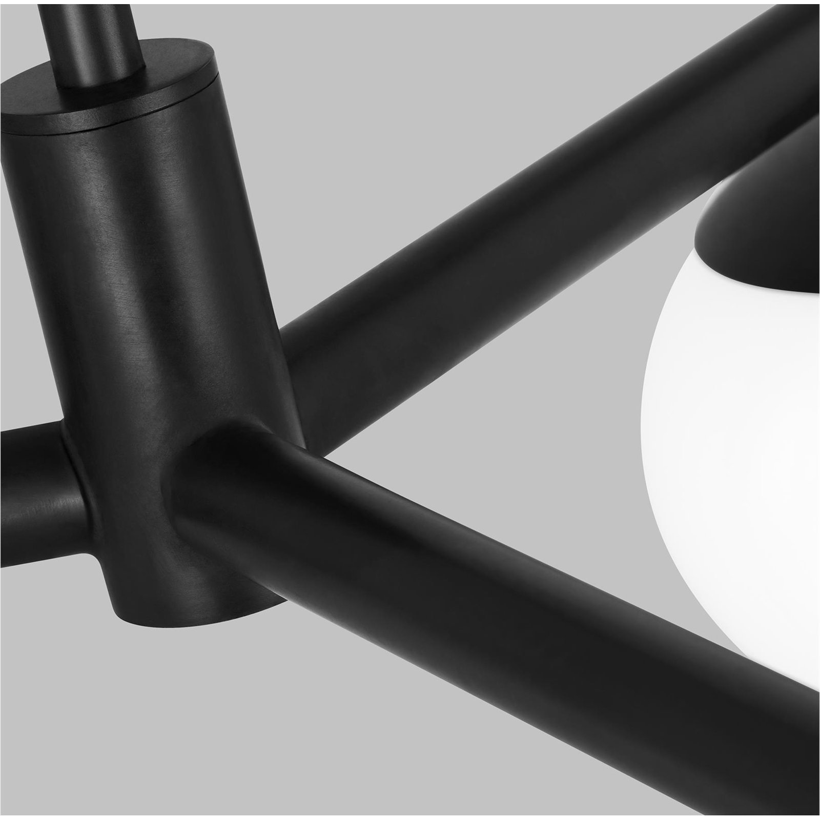 Vibi 3- Light Sputnik Chandelier, Aged Iron