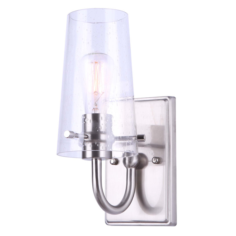 Culp Dimmable Bath Sconce, Brushed Nickel