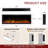 Wrought Studio™ Black Electric with BTU 5100-808750187
