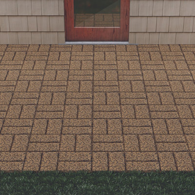 GroundSmart 16" Dual Sided Brick/Stone Paver- Blended (9)