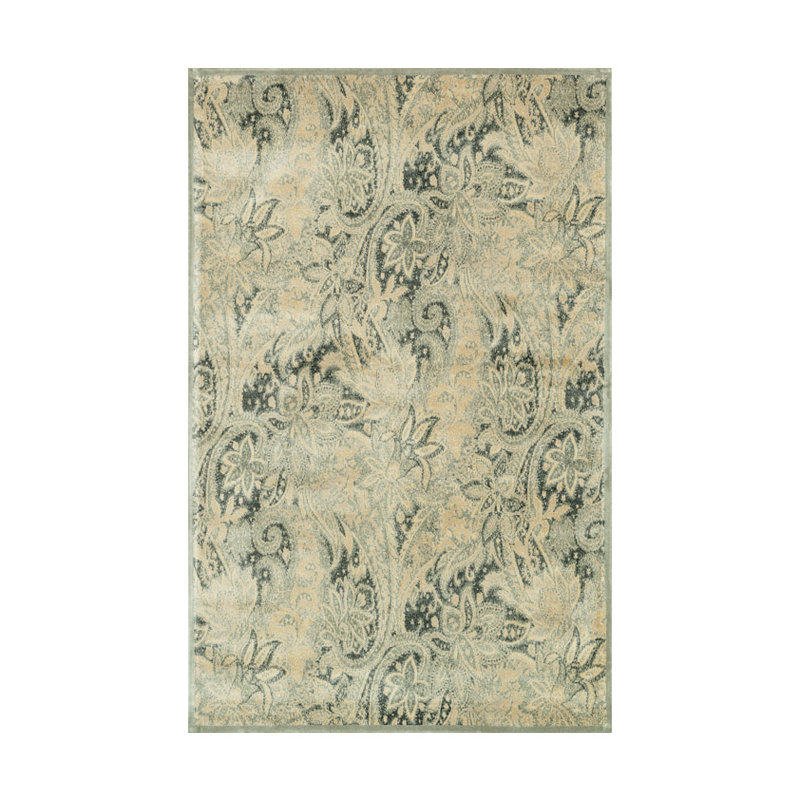 Keever Viscose Floral Indoor Rug, Rectangle 12' x 15'