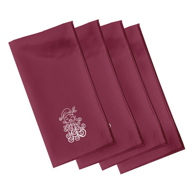 Ensemble de serviettes 4 pièces Santa Baby