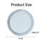 Miroir rond en cristal 33,46 "(85Cm)