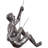 Climber Wall Decor Set with Hooks for Unique Home Art-1536661667