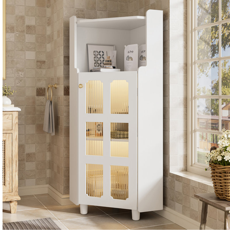 Freestanding Bathroom Cabinet, White