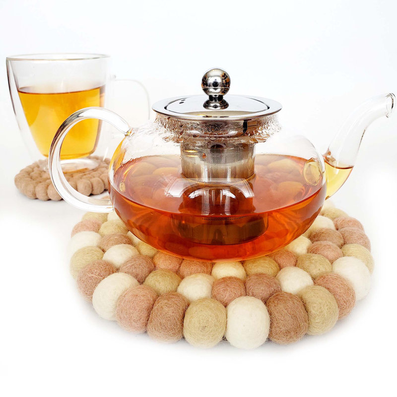 5006Trivets Round 1 Piece Trivet, Desert Sands