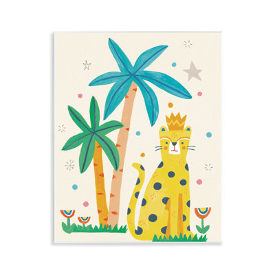 «Baby Cougar in Jungle», art mural sur toile par Irene Chan