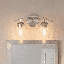 Éclairage pour meuble-lavabo à intensité variable à 2 lumières en chrome Schoenfeld-1028955973