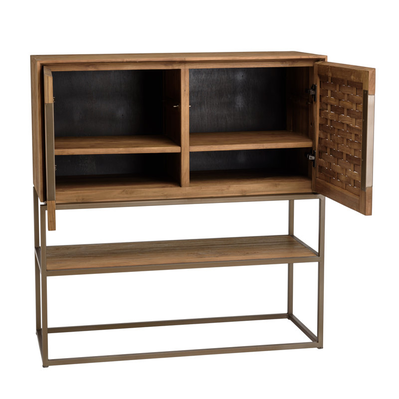 Leopoldeen 105.5cm Solid Wood Sideboard