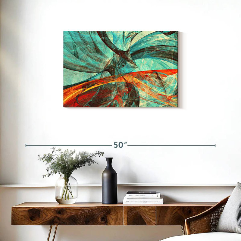 Avery Jade Topaz dynamique abstrait, H 20 po x l 30 po