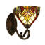 Applique murale 1 lumière à finition bronze foncé de style victorien 1 lumière CHLOE Lighting ADIA