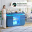 Modern Style Dining Sideboard, Featuring 3 Drawers And Transparent Glass Doors, Display Cabinet With Built-in Led-lit, Including Usb Ports, Type-c Ports, And Motion Sensors-1024811466