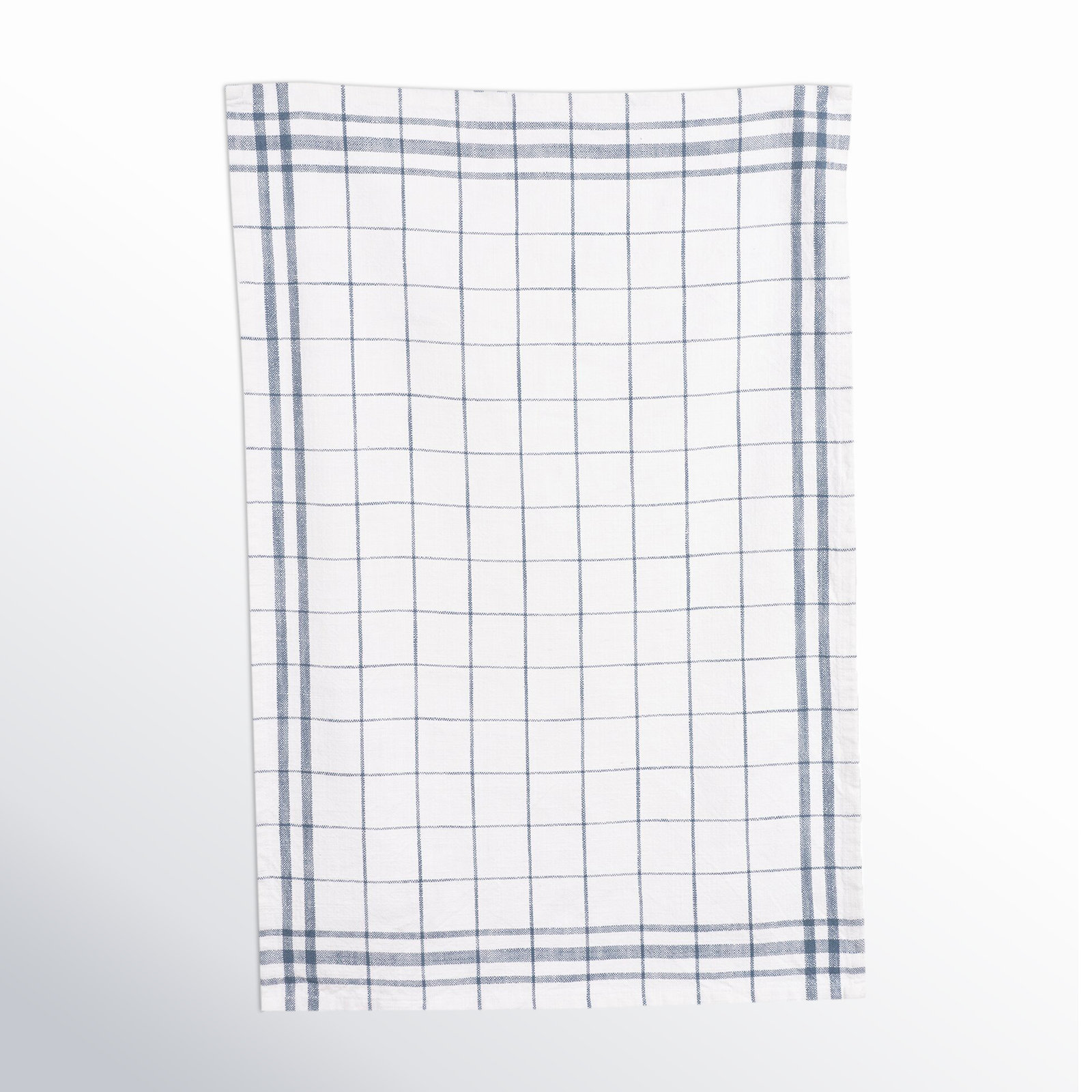 Soverall Cotton Plaid Kitchen Towel Linen Set, Bering Sea