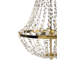 DIAMANTE 2 - Light Gold Chandelier Pendant