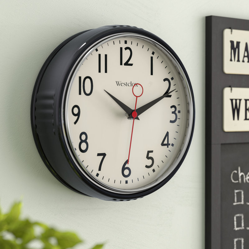 Fausley Wall Clock, Black