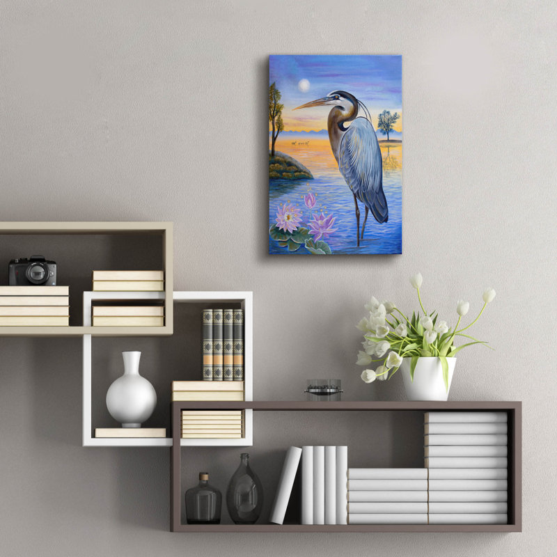 «Tranquility» par Verena, art mural acrylique, H 24 po x l 16 po