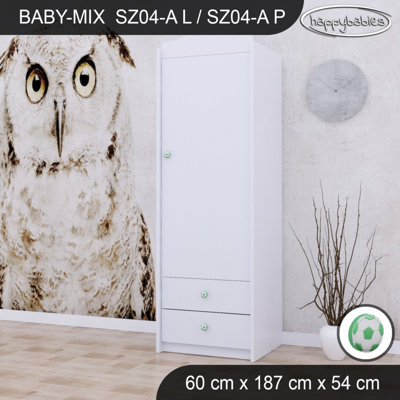 Ball 1 Door Wardrobe