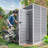 4 ft. W x 5 ft. D Metal Vertical Storage Shed