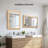 Lunara Belveled Edged Accent Rectangular Bathroom Wall Mirror with Tempered Glass & Rust-proof Aluminimn Framed-239064156-239064149