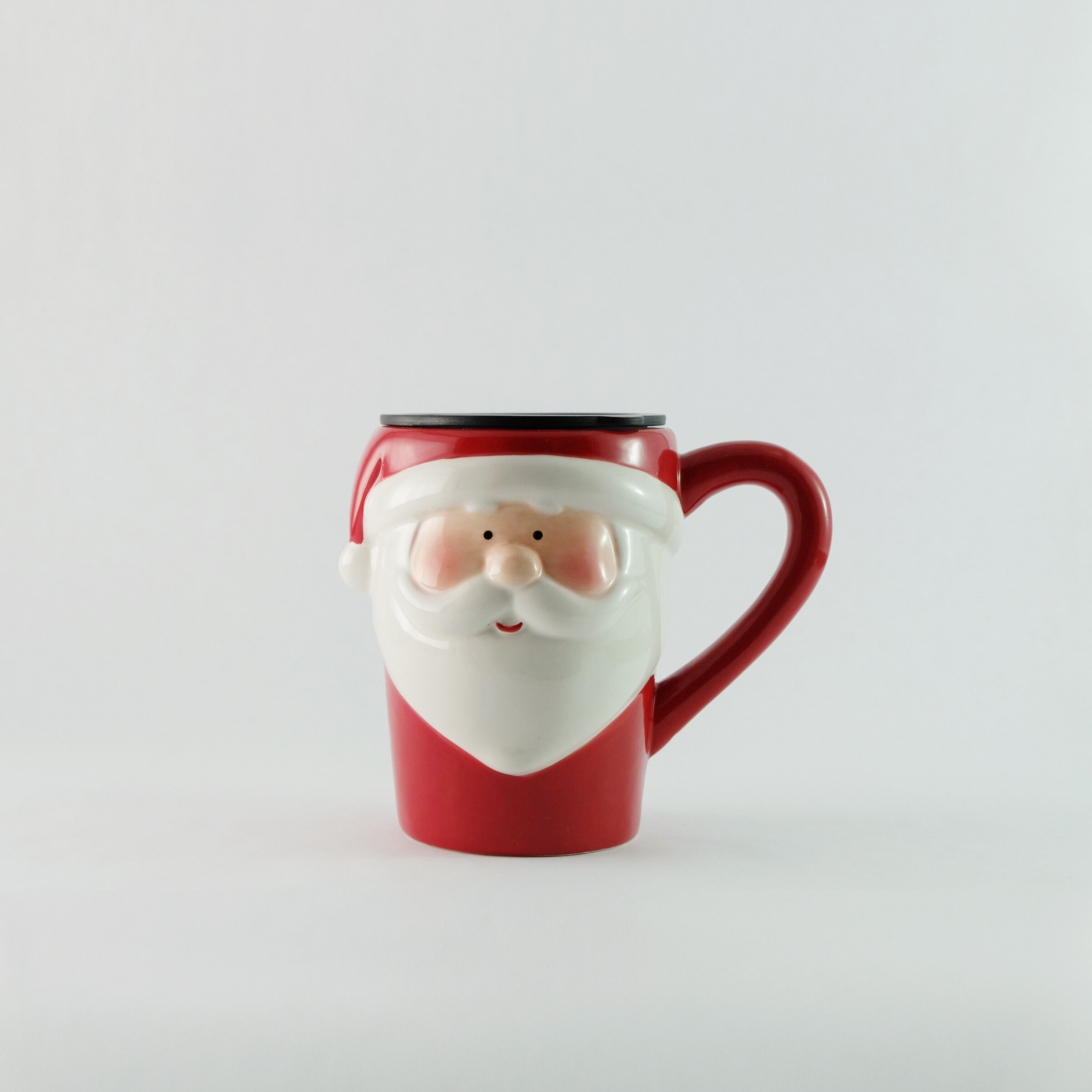 Christmas Stainless Steel Vacuum Flask Cute Santa Claus Snow Globe  Leak-proof Insulated Water Bottle Thermos Cup Mug