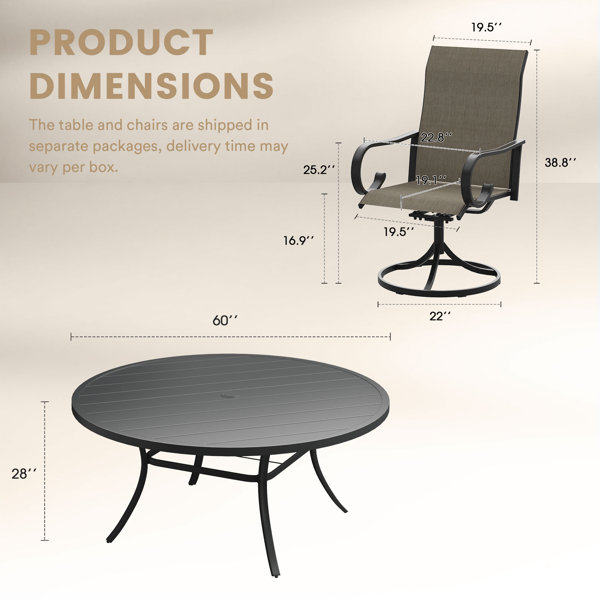 Dimensions du produit