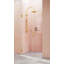 Porte de douche à charnière murale sans cadre 37,25 po x 78 po Illume-90624222