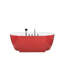 Bladwell 800 mm W Freestanding Acrylic Bath-1971275499