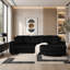 Canapé-lit modulaire rembourré en velours Corduroy-163659760