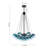 Chic Modern Gradient Glass Cluster Bubble Chandelier-145003313