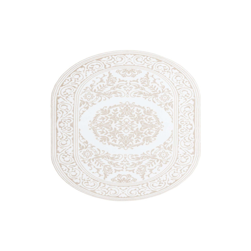 Dalhem Oriental Indoor Rug, Oval 5'3" x 8'