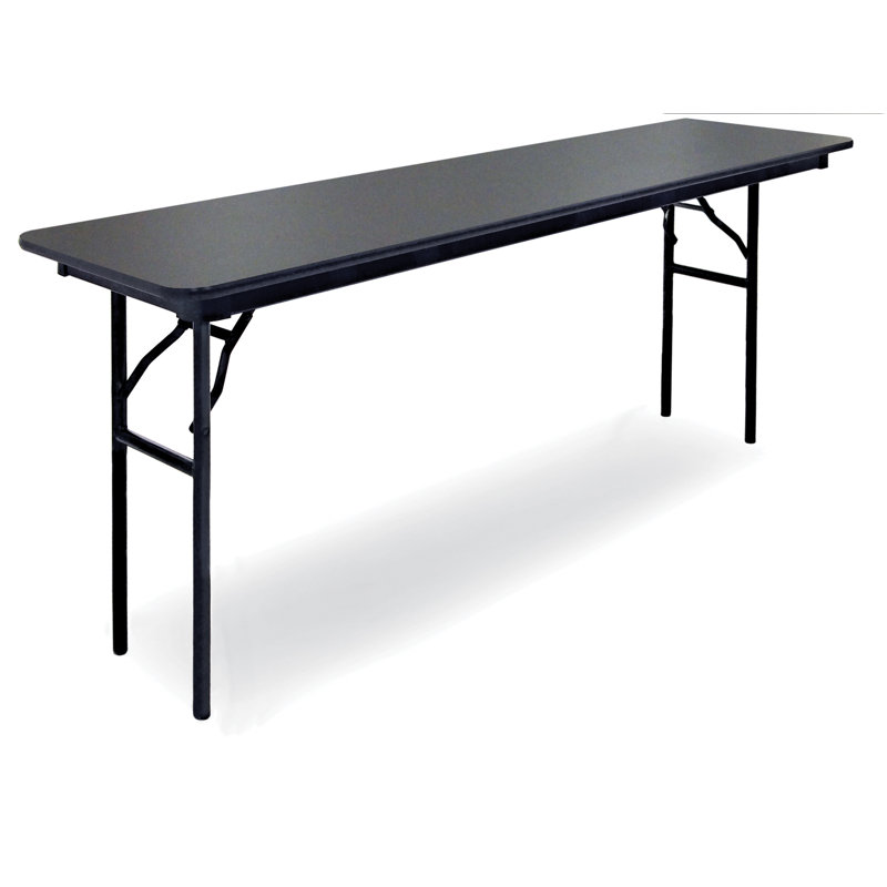 Table pliante rectangulaire, Graphite nebula, H 30 po x l 18 po x P 96 po