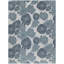 Tapis bleu / gris en polypropylène tissé à la machine Ovidijus-1533960255