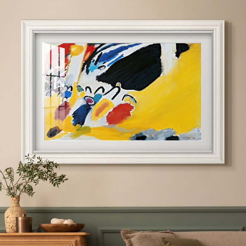 Impression III (Concert), 1911 - Wassily Kandinsky - Estampe encadrée sur mesure, 16x22 INNER SIZE, Framed Print with Mat