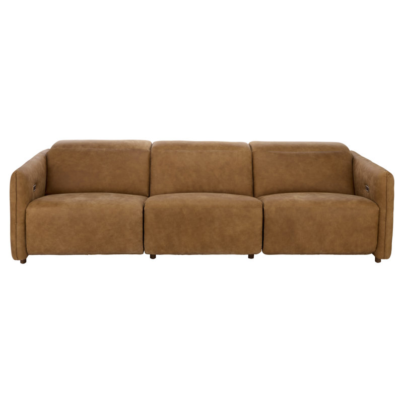 Canapé inclinable en cuir Doug