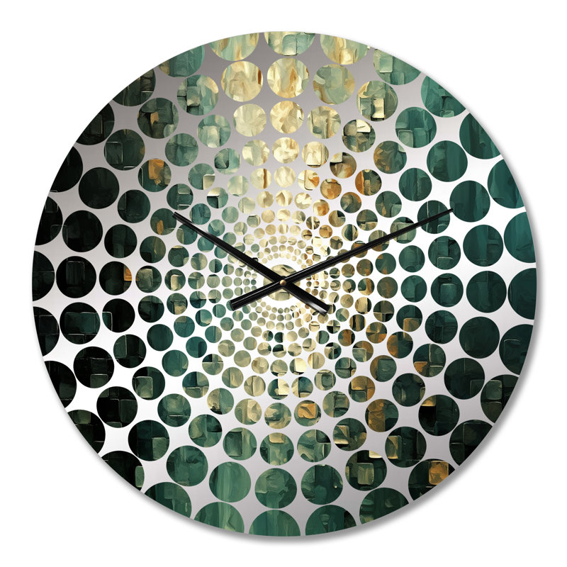 Helmut - Horloge murale peinture abstraite, Petit