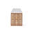 Gingerbread 6.7'' H Stoneware Tabletop Lantern