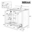 Ensemble de meuble-lavabo simple 30 po Merelyn-291443928