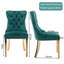20 " H Velvet Upholstered Side Chair-1669002918